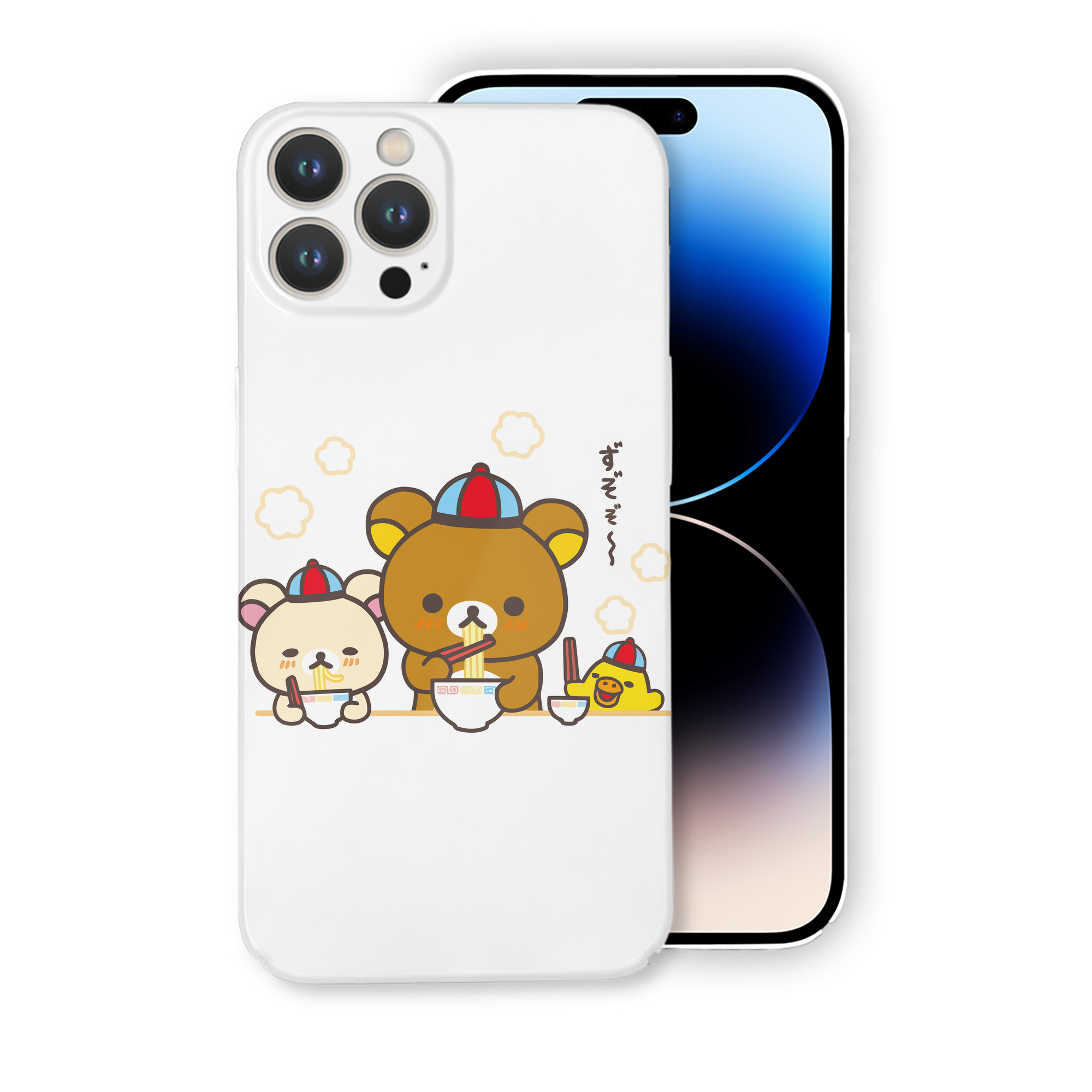 （画像用） リラックマ リラックマ キイロイトリ Rilakkuma Korilakkuma Kiiroitori 【iPhone 14シリーズ対応】ハードケース